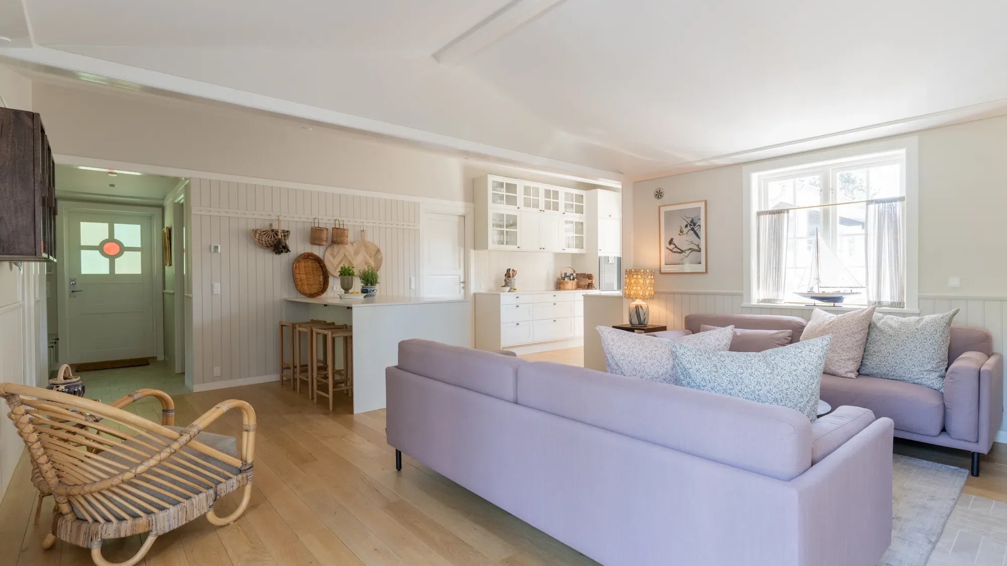 Lyst køkken i sommerhus